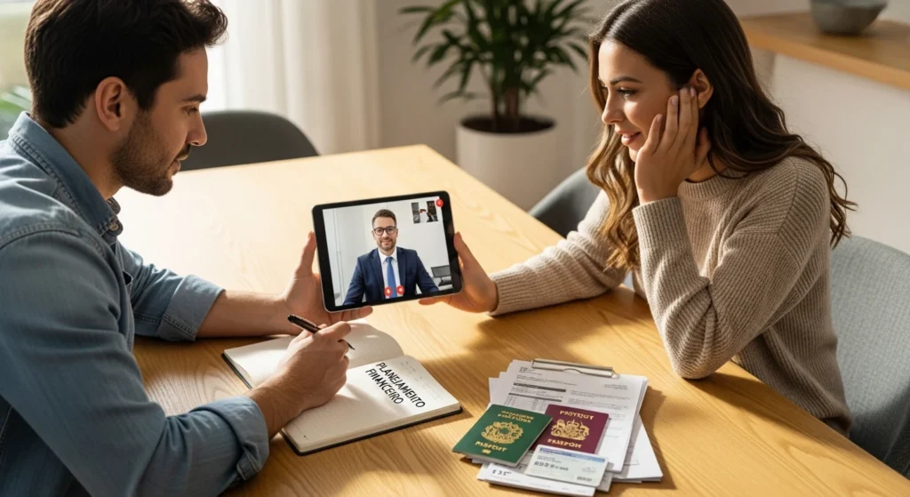 Ilustração para artigo sobre a saida definitiva do brasil e a nova taxa de 10% sobre dividendos, destacando o prazo de 31/12/2025 e a conexão fiscal entre Brasil e Reino Unido.